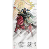 河北美協(xié)理事趙金鸰作品武帝關(guān)公《旗開(kāi)得勝》(詢(xún)價(jià))