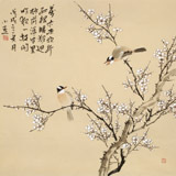 皇甫小喜 四尺斗方《春風(fēng)第一香》 河南著名花鳥(niǎo)畫(huà)家